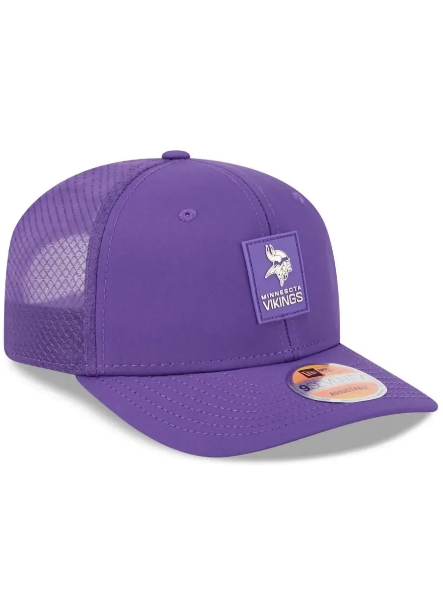 New Era Мужская фиолетовая регулируемая кепка-тракер Minnesota Vikings 2025 Sideline 9SEVENTY — изображение 4 из 5