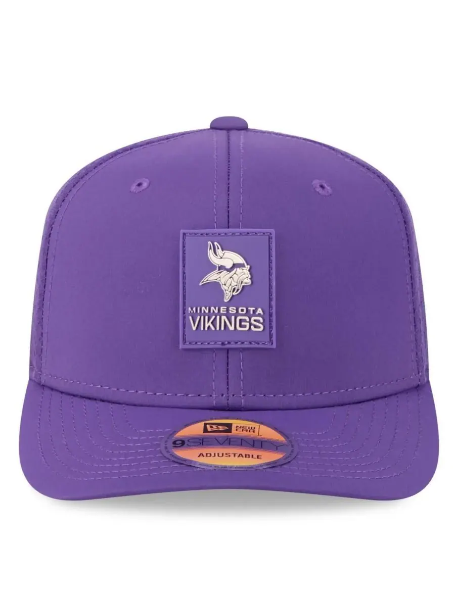 New Era Мужская фиолетовая регулируемая кепка-тракер Minnesota Vikings 2025 Sideline 9SEVENTY — изображение 5 из 5