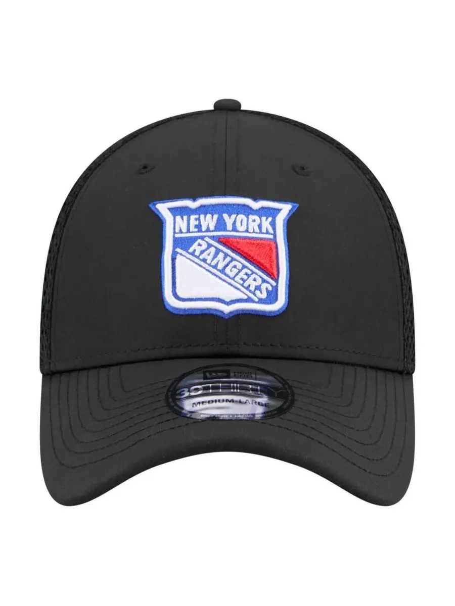 Кепка New Era Logo 39THIRTY Flex New Era — изображение 2 из 5, черный