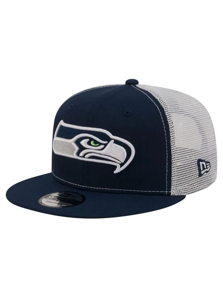 Кепка-снапбек с вышитым логотипом Seattle Seahawks, модель Core Team 9FIFTY New Era