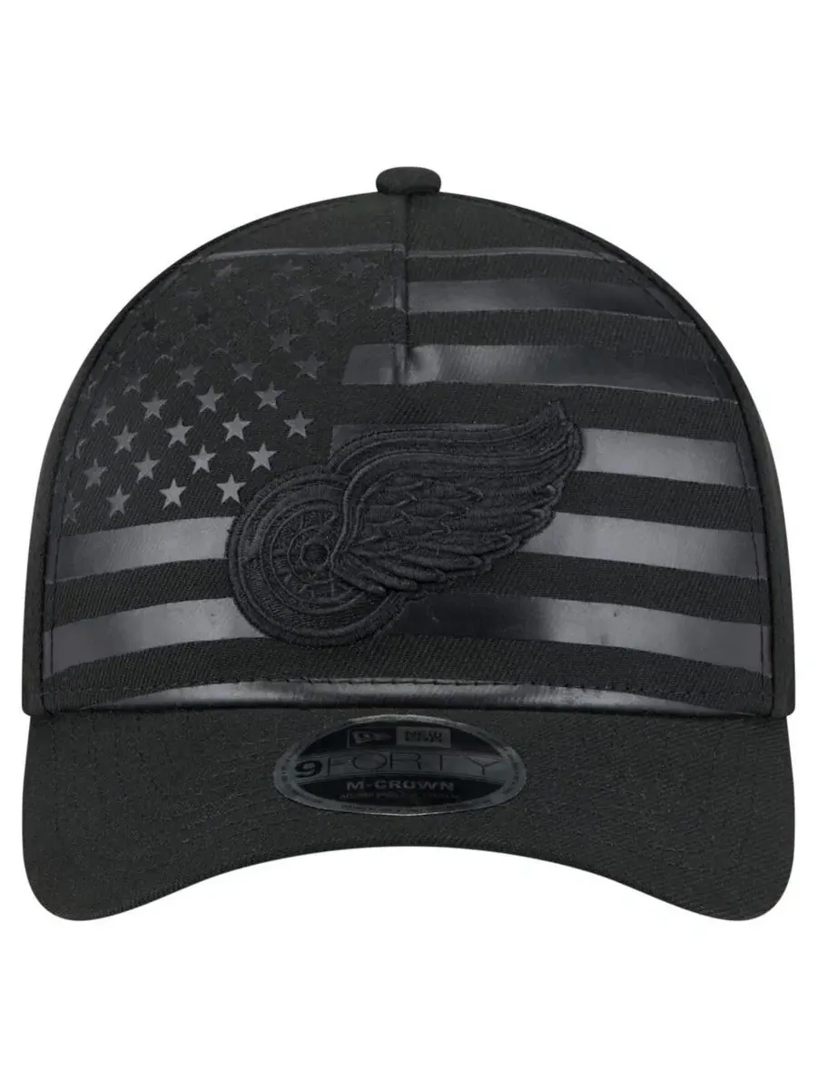 Кепка New Era Game Day Stealth Flag 9FORTY A-Frame — изображение 4 из 4, черный