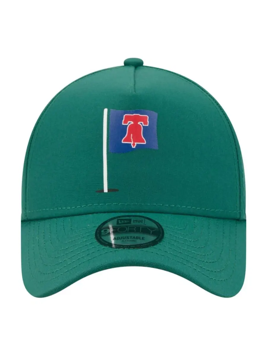 Кепка Philadelphia Phillies Pin Seeker 9FORTY A-Frame New Era — изображение 5 из 5, зеленый