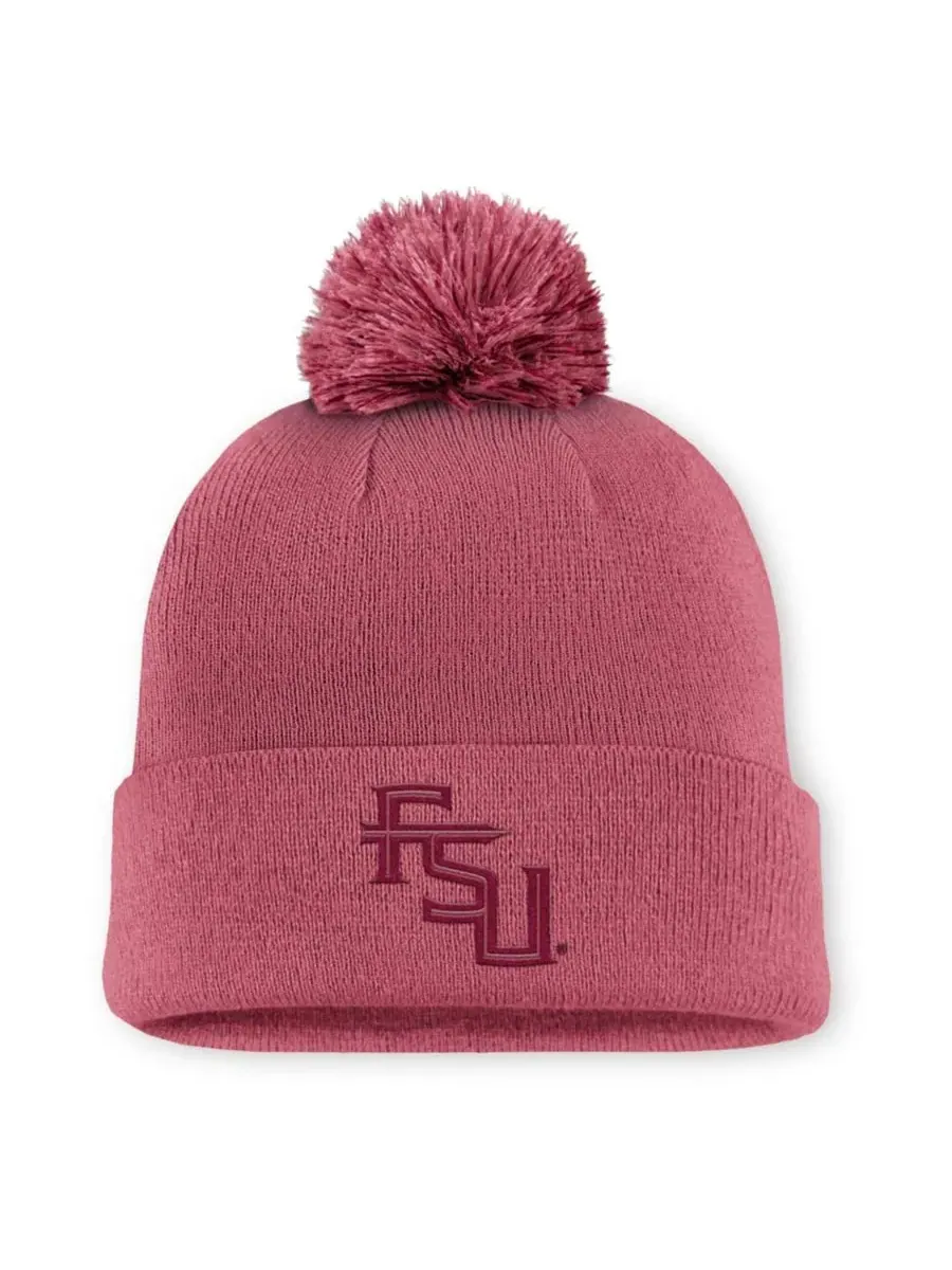 Шапка с помпоном и отворотом Primetime Peak Campus Cuffed Knit Hat with Pom Nike