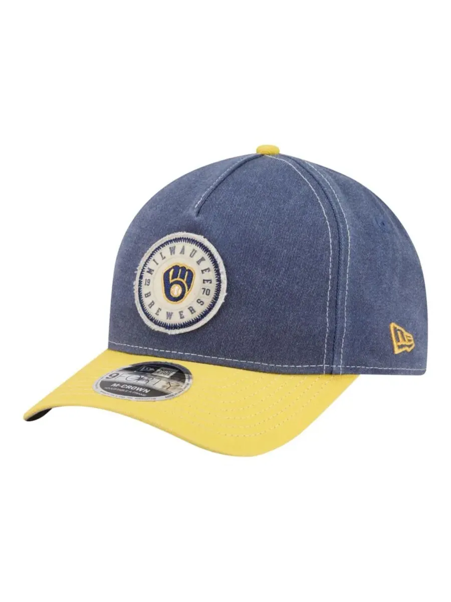 Бейсболка с принтом Milwaukee Brewers New Era