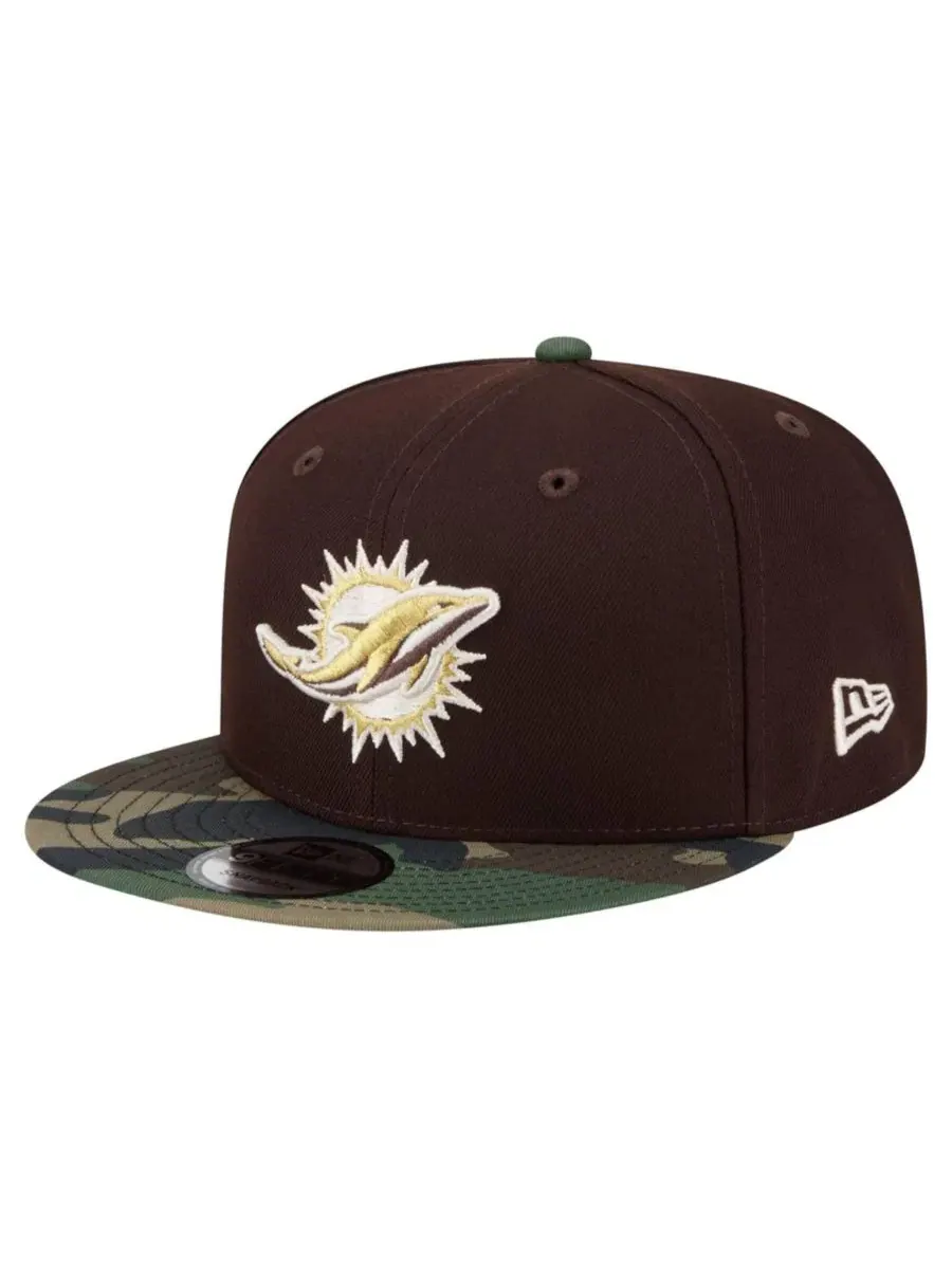 Кепка-снапбек Burnt Wood Camo 9FIFTY New Era