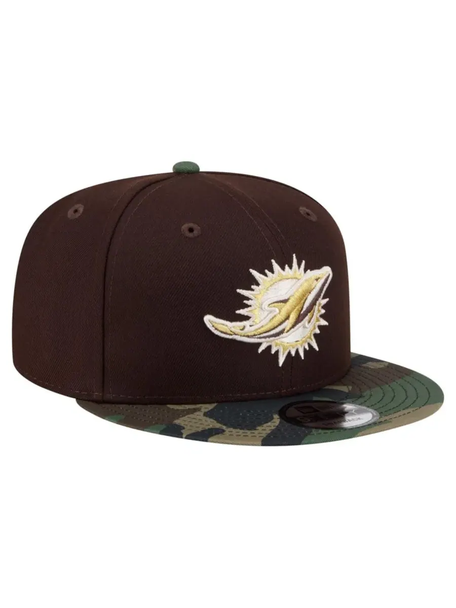 Кепка-снапбек Burnt Wood Camo 9FIFTY New Era — изображение 3 из 5, коричневый