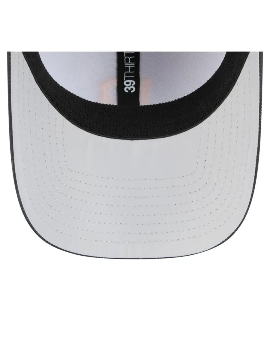 New Era Мужская черная кепка Pittsburgh Pirates в тональном камуфляже, модель 39THIRTY Flex — изображение 2 из 5, черный