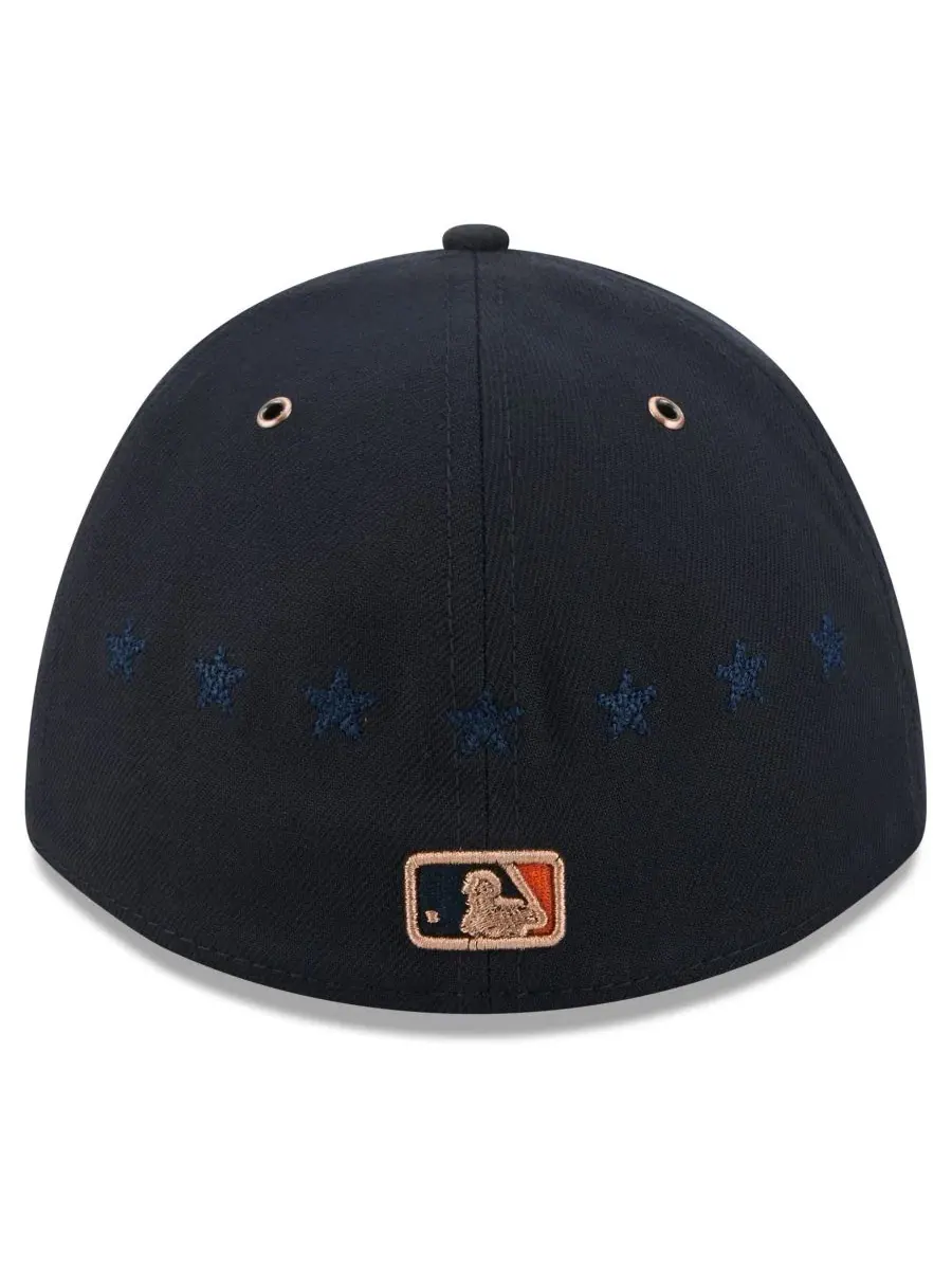 Кепка 39THIRTY Flex Hat с вышивкой Detroit Tigers New Era — изображение 4 из 5, темно-синий