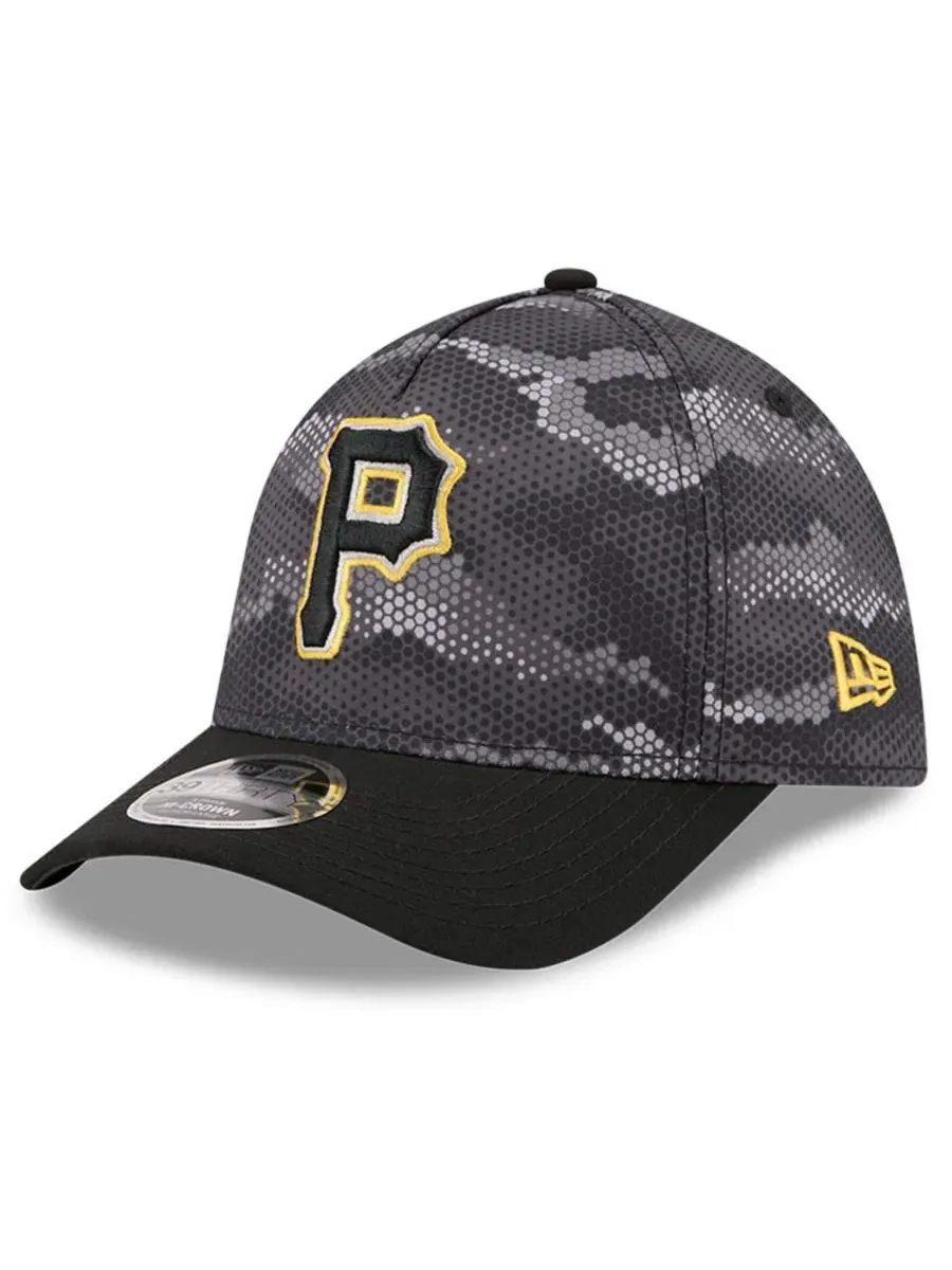 Кепка с камуфляжным принтом Pittsburgh Pirates 39THIRTY A-Frame Flex Hat New Era