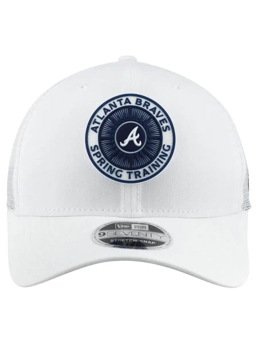 Кепка-тракер New Era 9SEVENTY, Atlanta Braves — изображение 2 из 4, белый