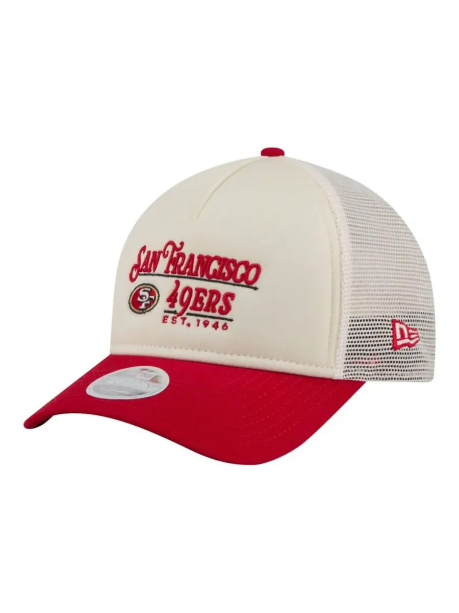 Кепка-снапбек с ретро-принтом San Francisco 49ers Retro A-Frame New Era