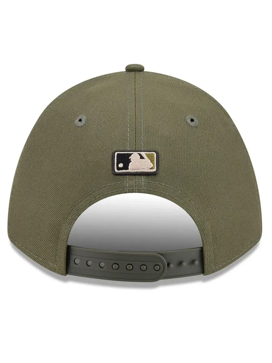 Кепка с вышивкой Minnesota Twins New Era — изображение 4 из 4, оливковый