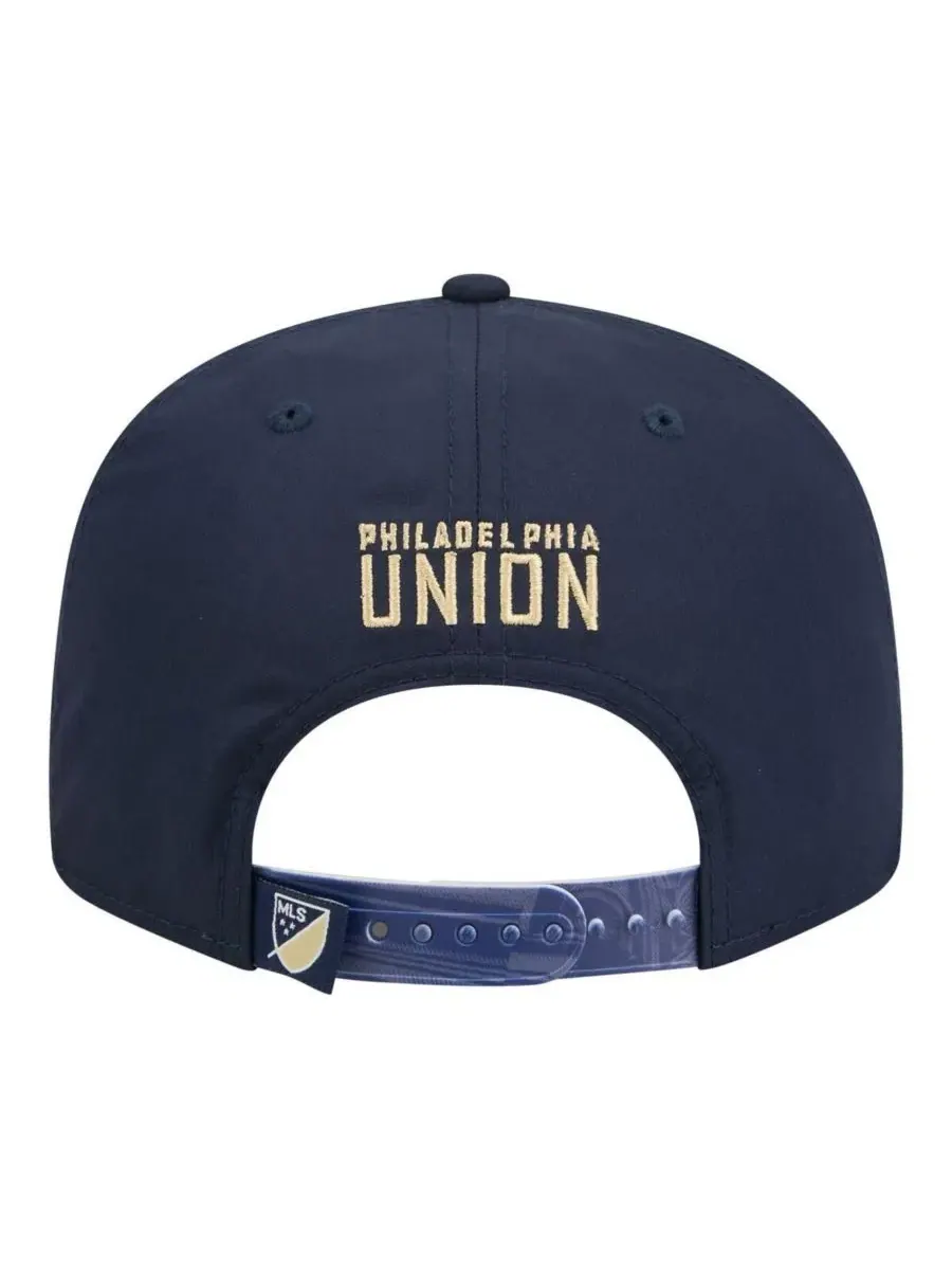 Кепка-снэпбек с вышивкой Philadelphia Union New Era — изображение 4 из 4, темно-синий