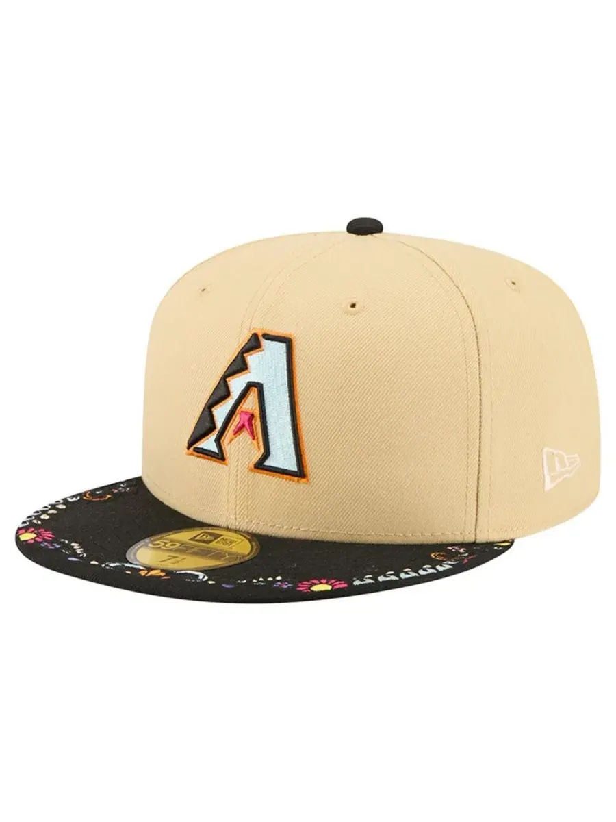 Бейсболка New Era Arizona Diamondbacks Two-Tone Embroidered Visor 59FIFTY Fitted Hat