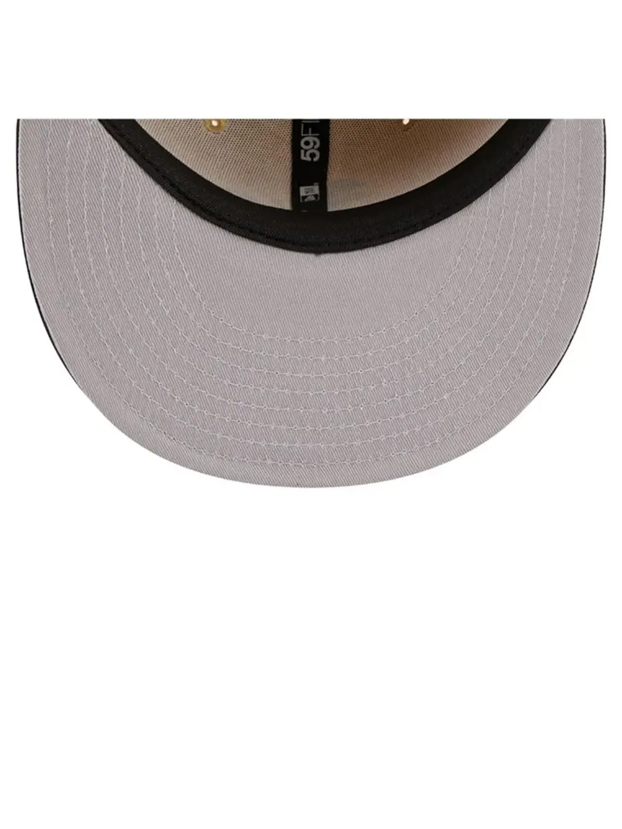Бейсболка New Era Arizona Diamondbacks Two-Tone Embroidered Visor 59FIFTY Fitted Hat — изображение 5 из 5, светлый бежевый