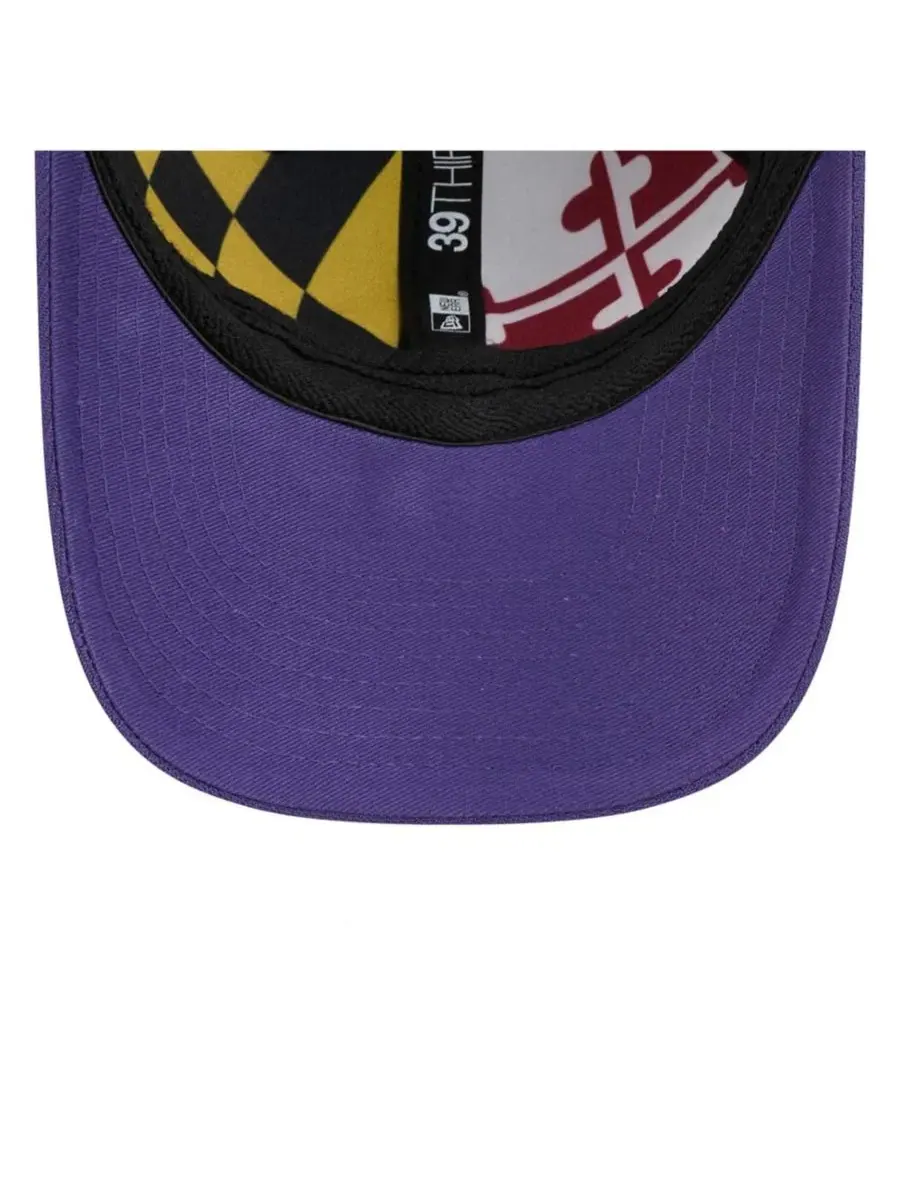 Кепка M-Crown Flex Hat с вышивкой логотипа New Era — изображение 5 из 5, черный фиолетовый