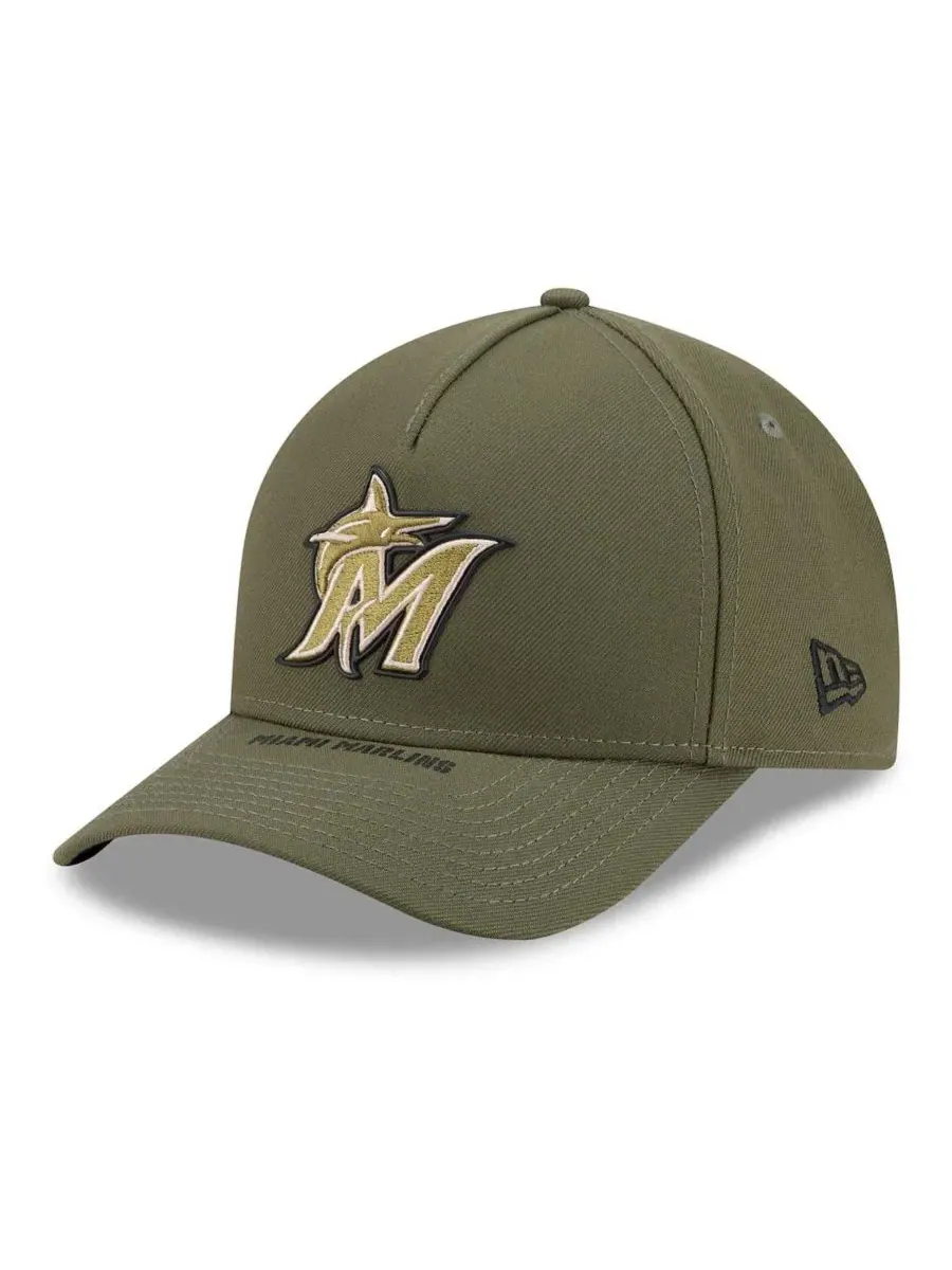 Кепка с вышивкой 2026 Armed Forces Day 9FORTY M-Crown New Era — изображение 4 из 5, оливковый