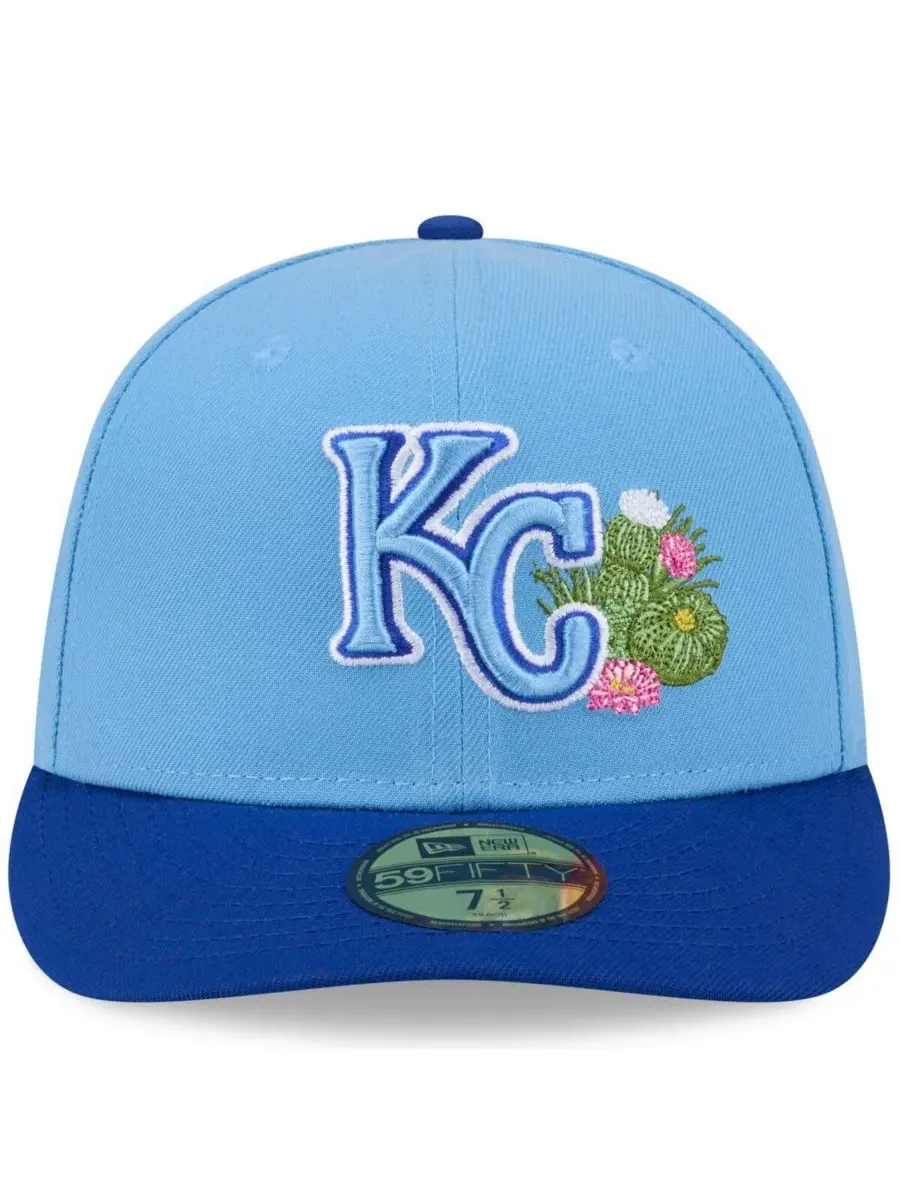 Кепка-бейсболка New Era Kansas City Royals 2026 Spring Training 59FIFTY — изображение 2 из 4, светлый синий