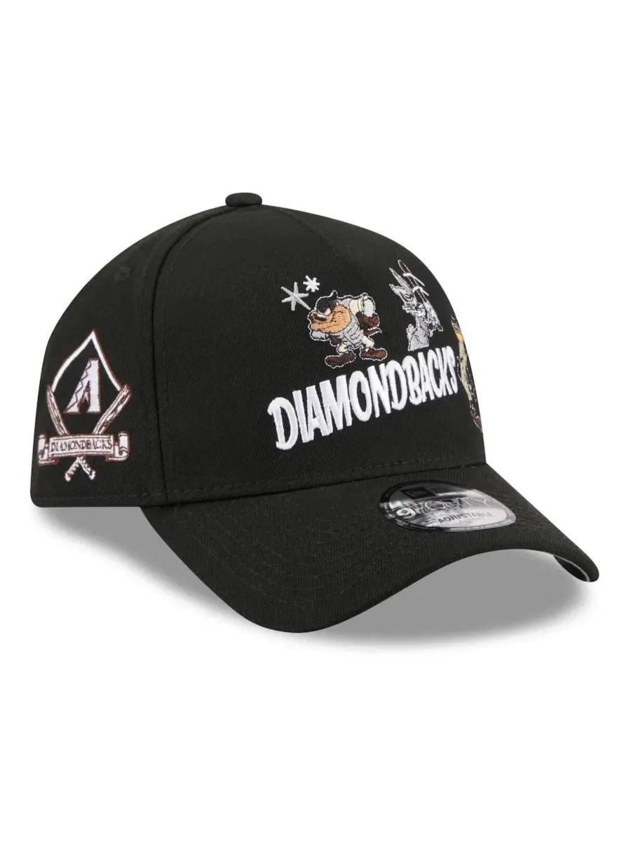 Кепка с козырьком, пятипанельная, с вышивкой, модель A-Frame 9FORTY New Era