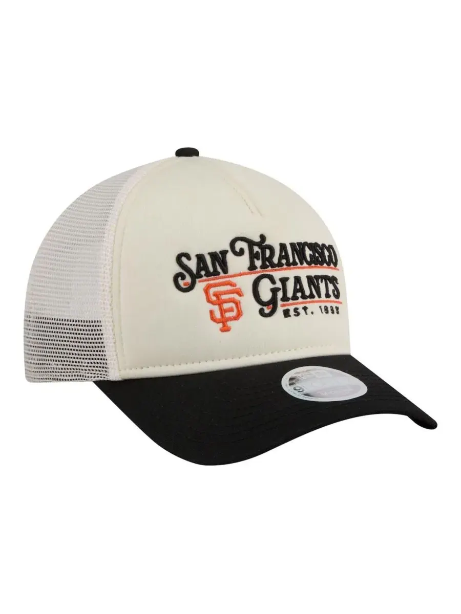 Кепка-тракер с вышивкой San Francisco Giants Retro 9FORTY M-Crown A-Frame New Era — изображение 3 из 4