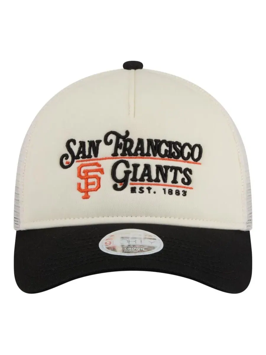 Кепка-тракер с вышивкой San Francisco Giants Retro 9FORTY M-Crown A-Frame New Era — изображение 4 из 4