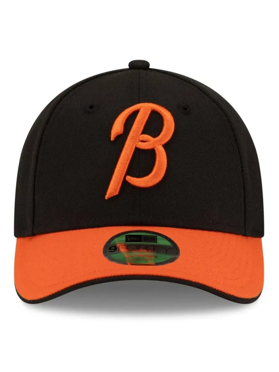 Бейсболка New Era с вышитым логотипом Baltimore Orioles — изображение 2 из 4, черный оранжевый
