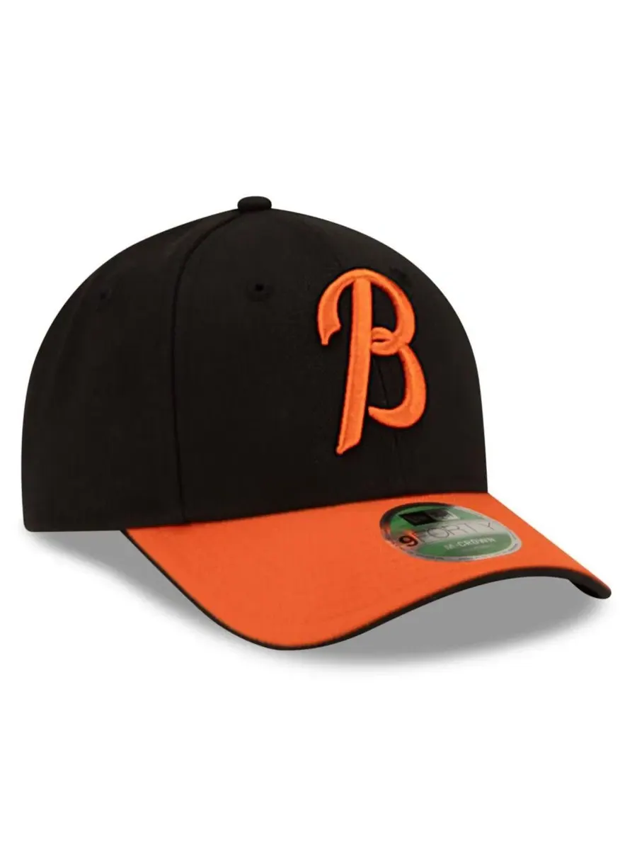 Бейсболка New Era с вышитым логотипом Baltimore Orioles — изображение 3 из 4, черный оранжевый