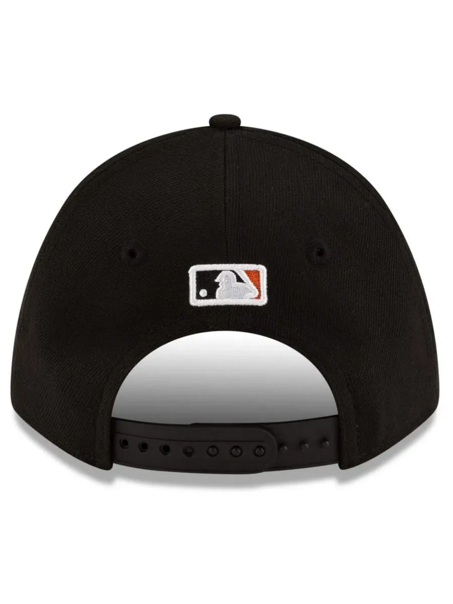 Бейсболка New Era с вышитым логотипом Baltimore Orioles — изображение 4 из 4, черный оранжевый