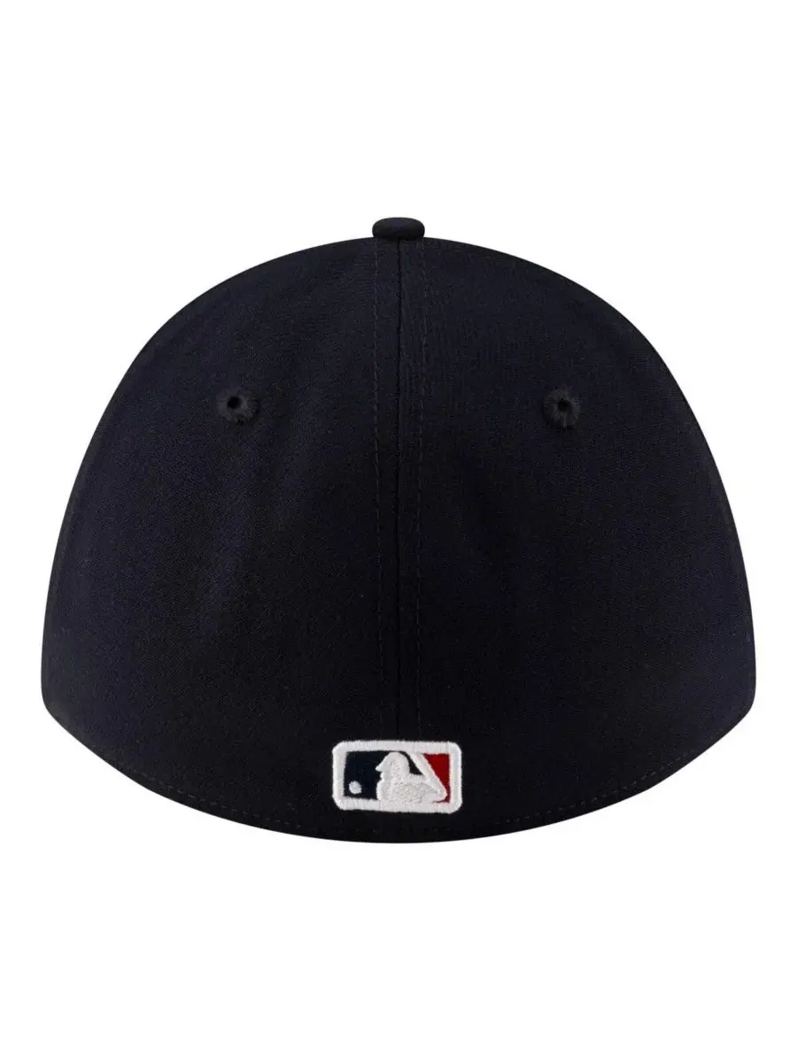 Кепка New Era 39THIRTY M-Crown Flex с вышивкой Atlanta Braves — изображение 4 из 4, темно-синий