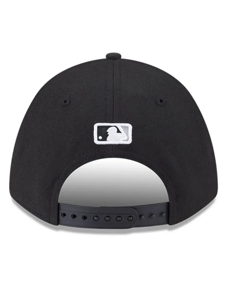 New Era Мужская черная бейсболка Chicago White Sox Player Replica 9Forty с регулируемым размером — изображение 4 из 5, черный