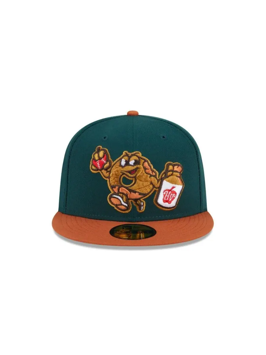 New Era Мужская зеленая кепка Hudson Valley Renegades Theme Nights 59FIFTY — изображение 2 из 4, зеленый