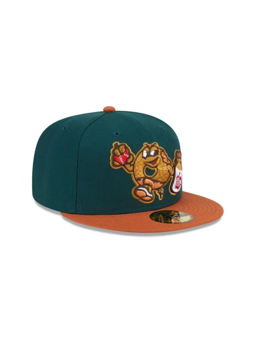 New Era Мужская зеленая кепка Hudson Valley Renegades Theme Nights 59FIFTY — изображение 3 из 4, зеленый