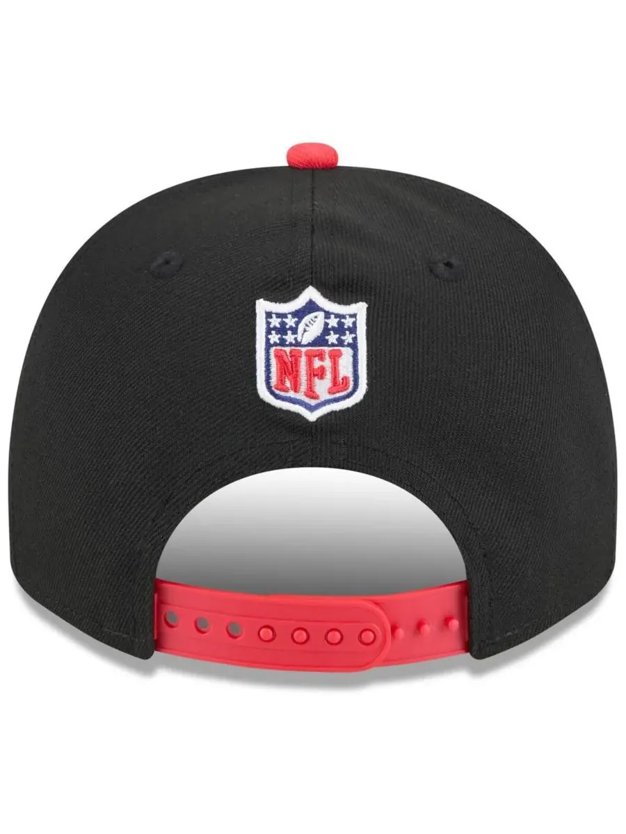New Era Бейсболка Big Boys and Girls Black/Red Kansas City Chiefs 2025 NFL Draft A-Frame 9FIFTY — изображение 4 из 4