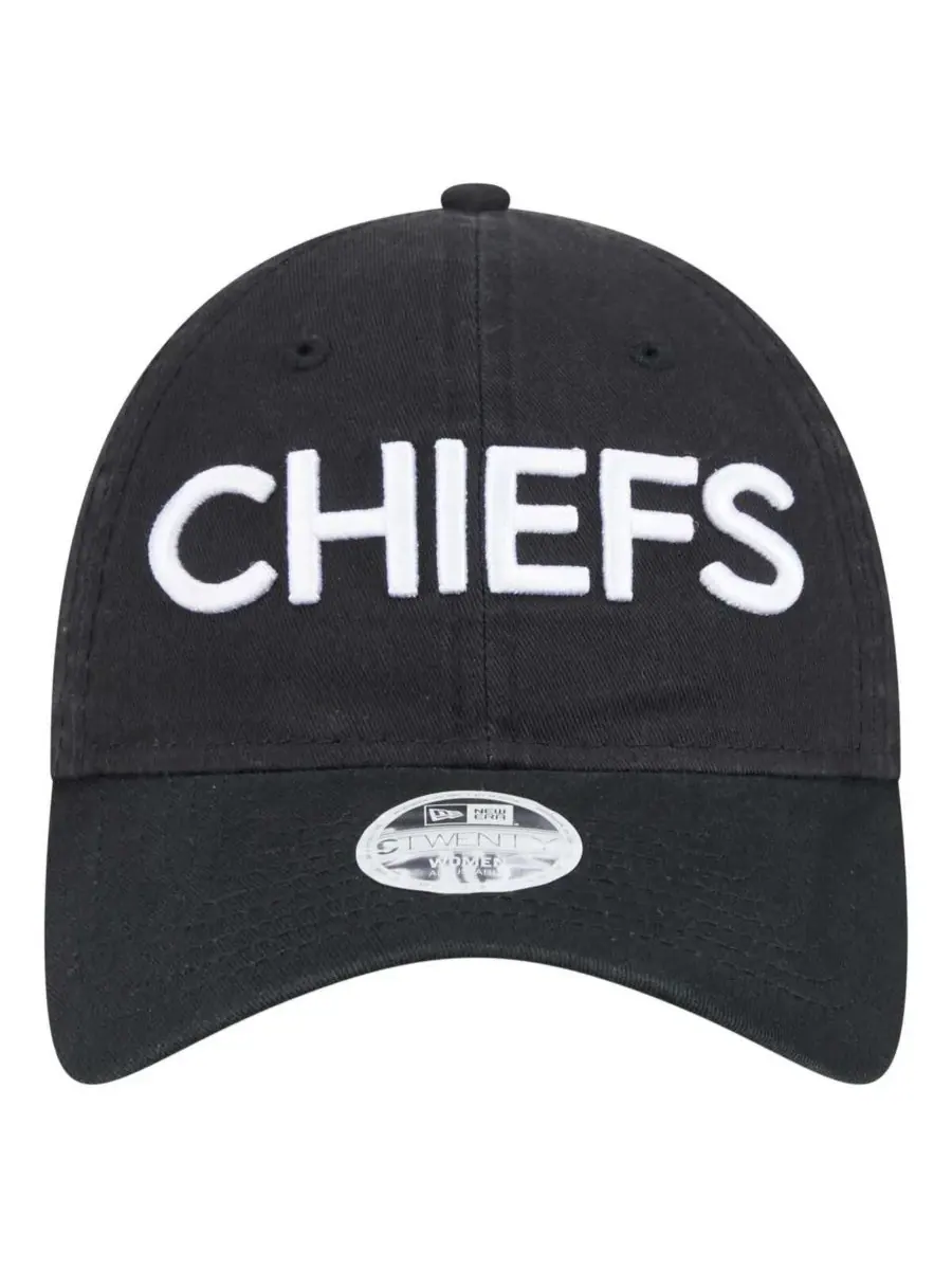 New Era Женская черная регулируемая кепка Kansas City Chiefs Cece 9TWENTY — изображение 4 из 5, черный