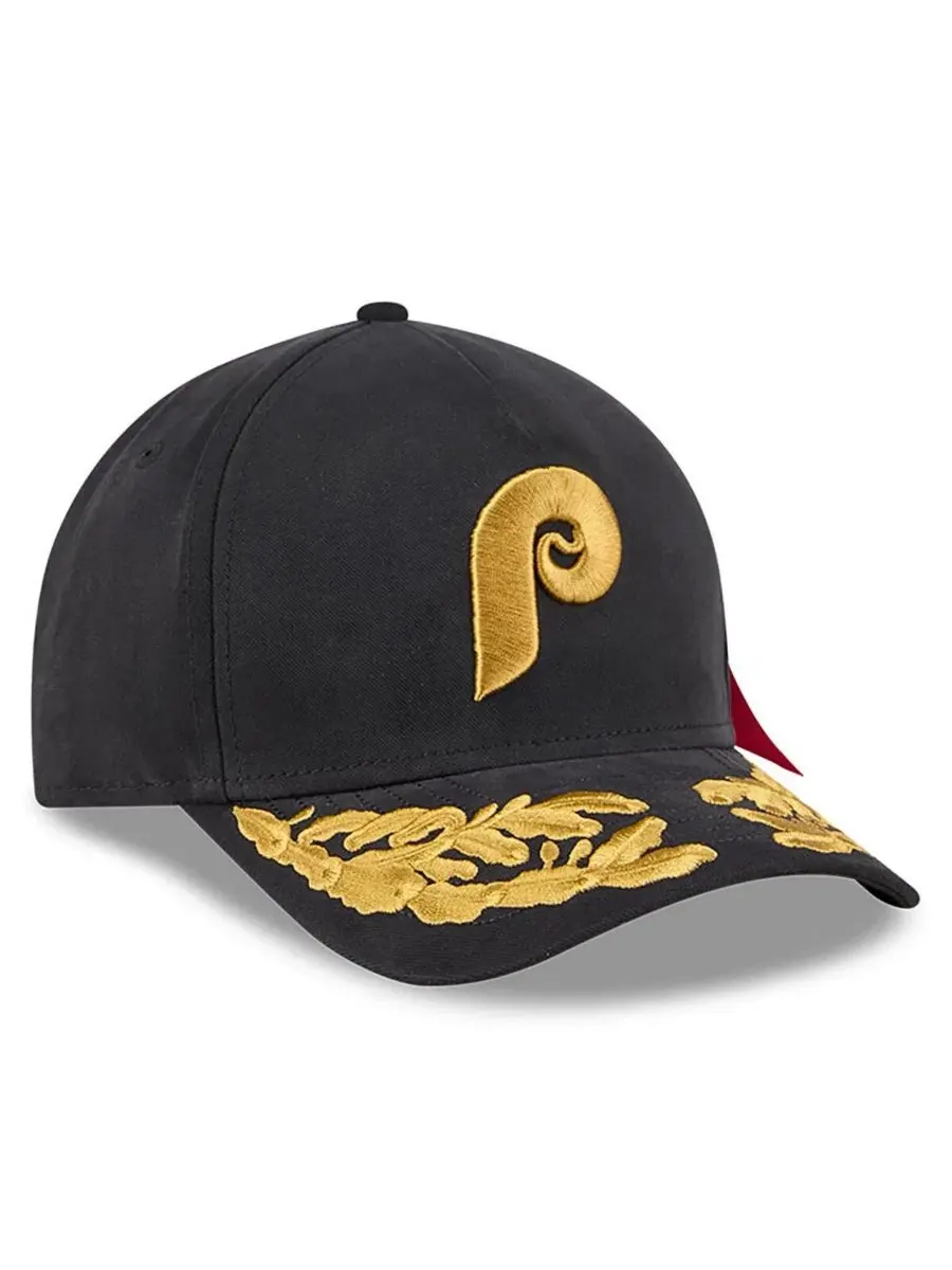 Кепка Philadelphia Phillies A-Frame 9FORTY New Era x Alpha Industries — изображение 3 из 4, черный