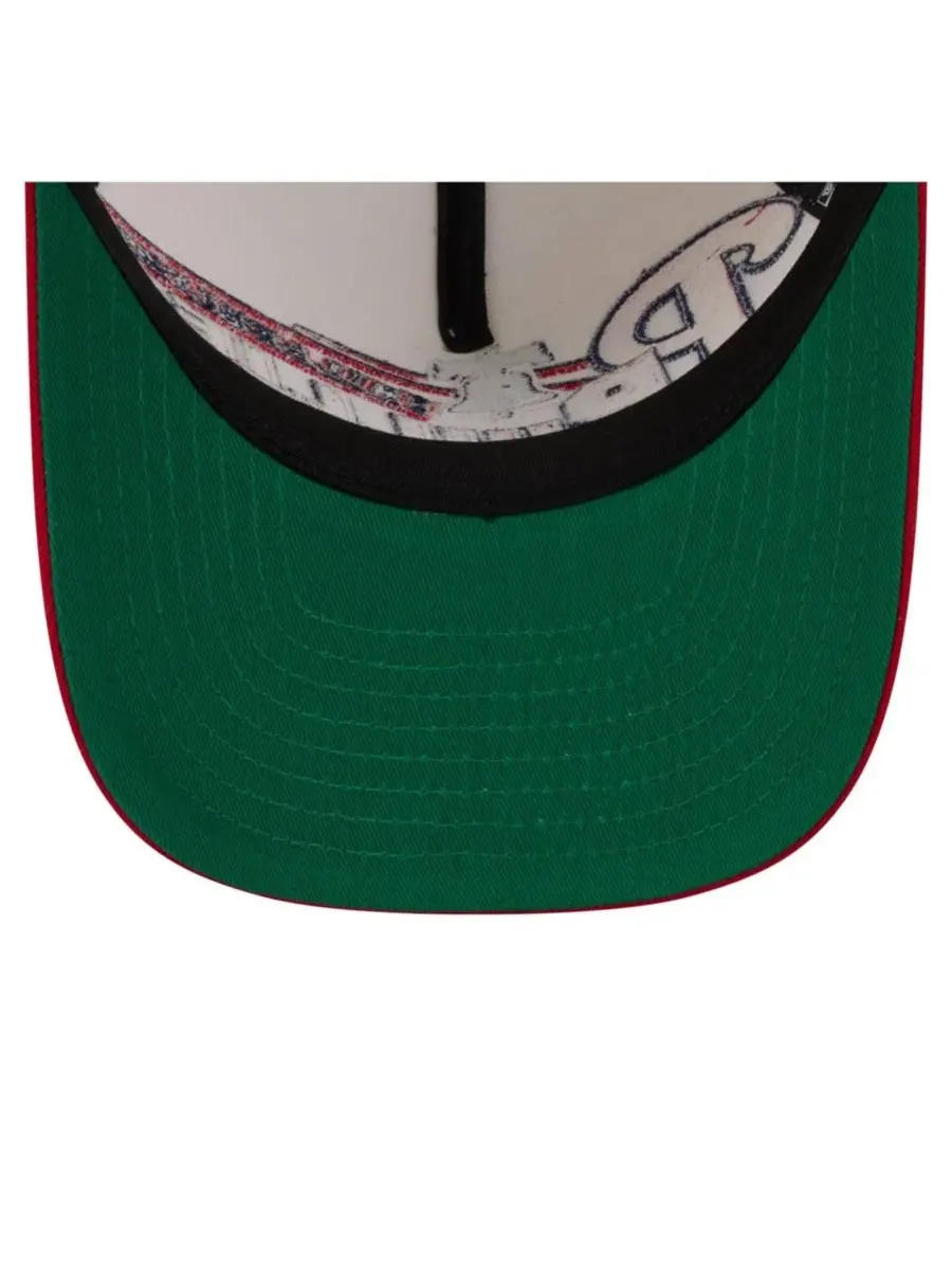 Кепка-снэпбек Classic A-Frame 9FIFTY Philadelphia Phillies New Era — изображение 5 из 5, кремовый красный