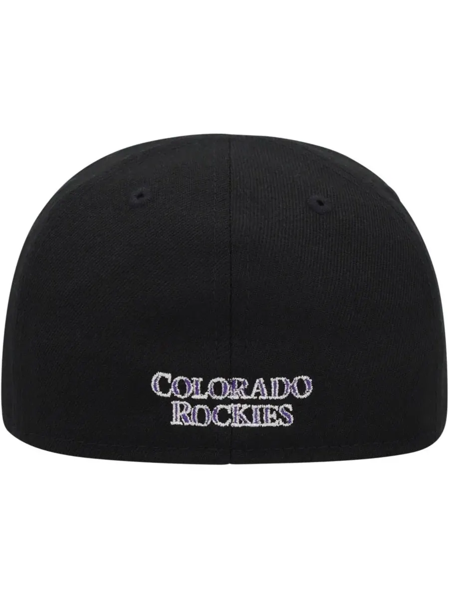 Детская кепка с вышивкой Colorado Rockies, My First 59FIFTY New Era — изображение 2 из 4, черный