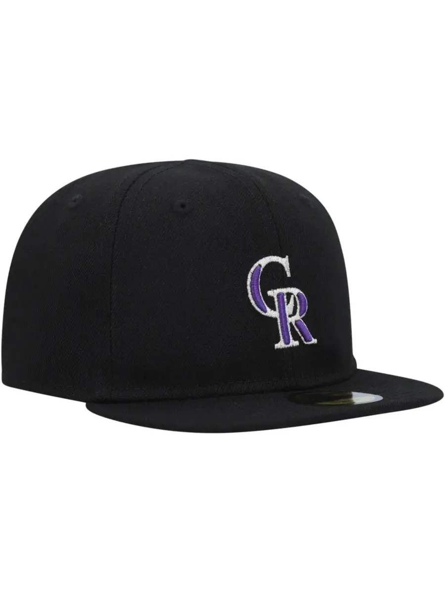 Детская кепка с вышивкой Colorado Rockies, My First 59FIFTY New Era — изображение 3 из 4, черный