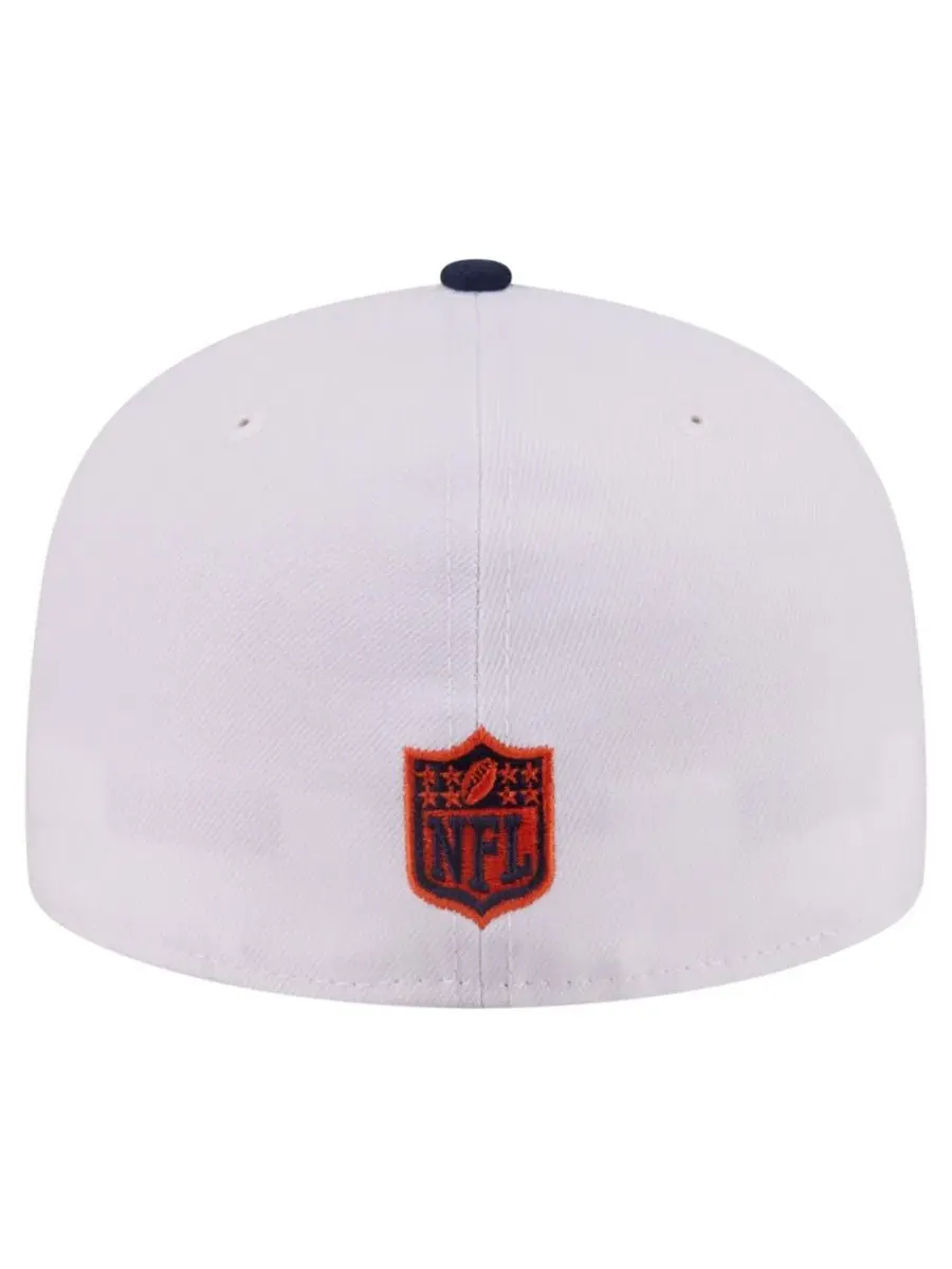 Кепка с вышивкой Retro Swoop New Era — изображение 3 из 5, белый темно-синий