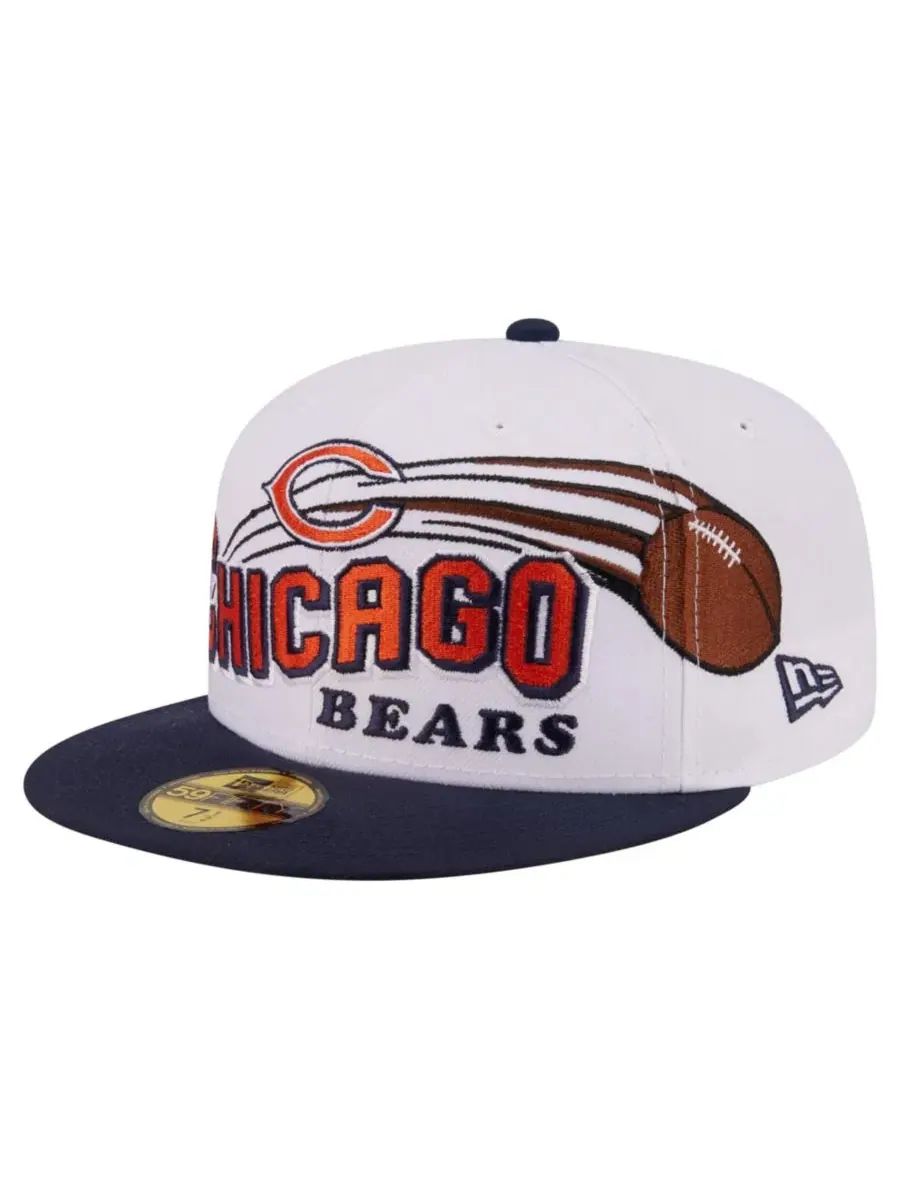 Кепка с вышивкой Retro Swoop New Era — изображение 4 из 5, белый темно-синий