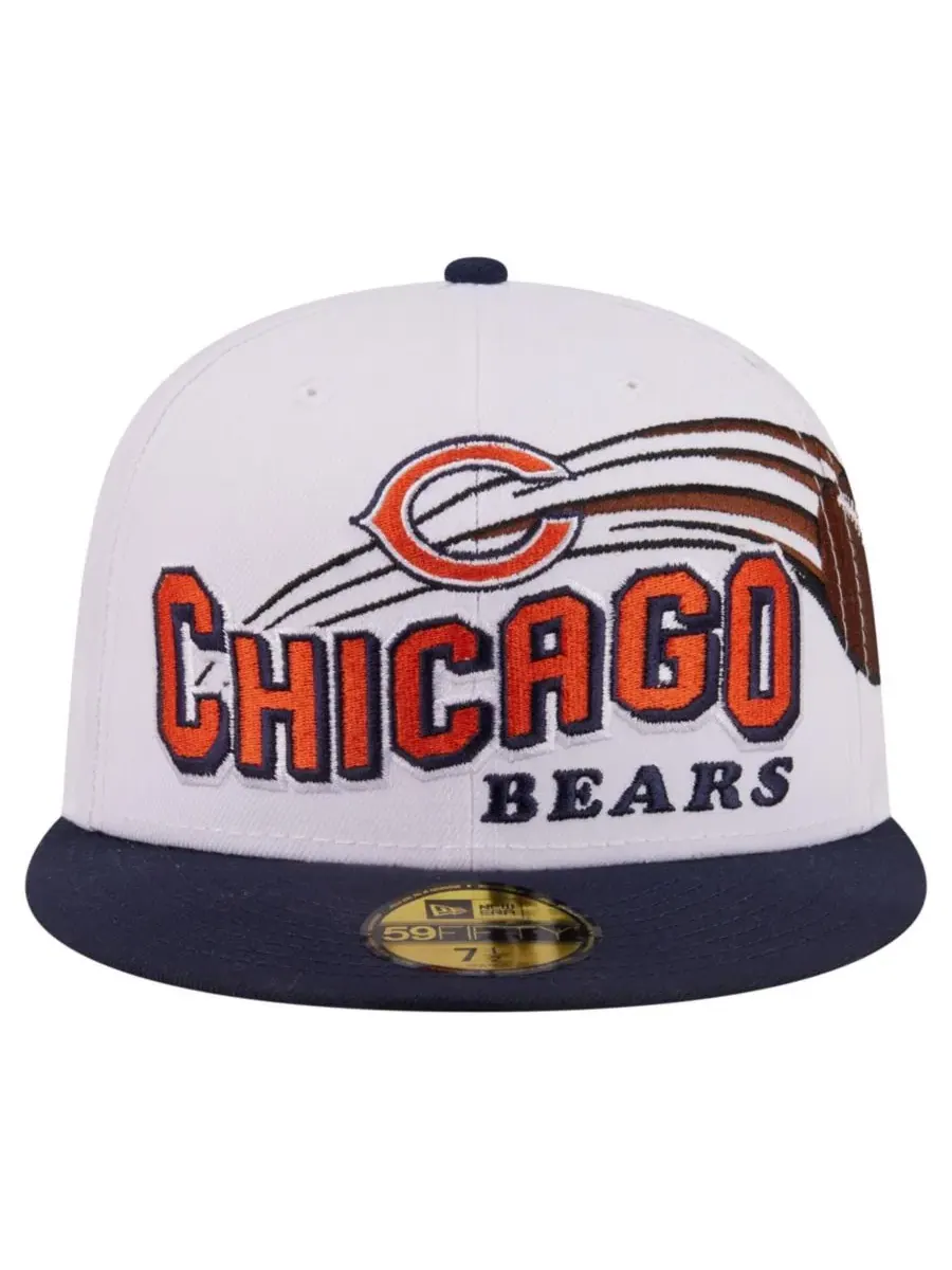 Кепка с вышивкой Retro Swoop New Era — изображение 5 из 5, белый темно-синий