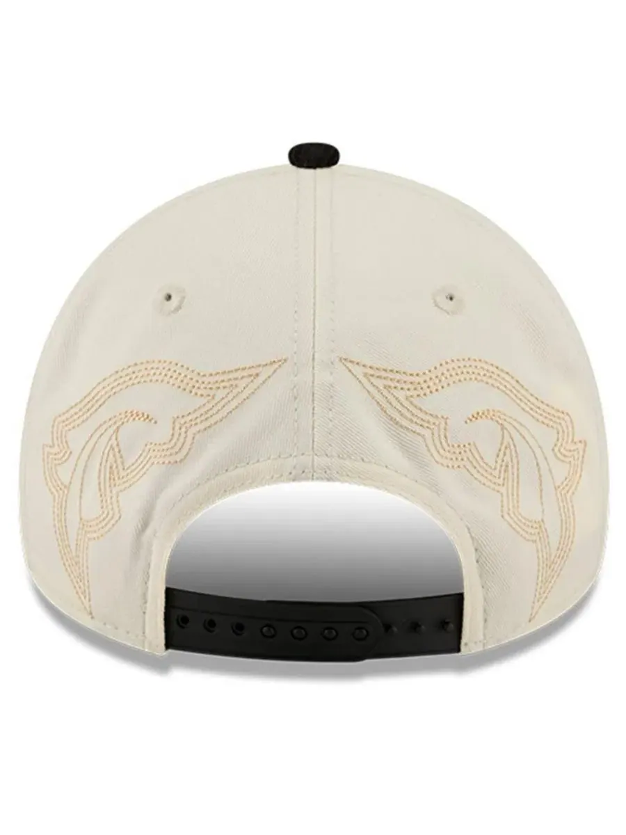 Бейсболка с вышивкой Western Stitch 9FORTY A-Frame New Era — изображение 4 из 5, серый
