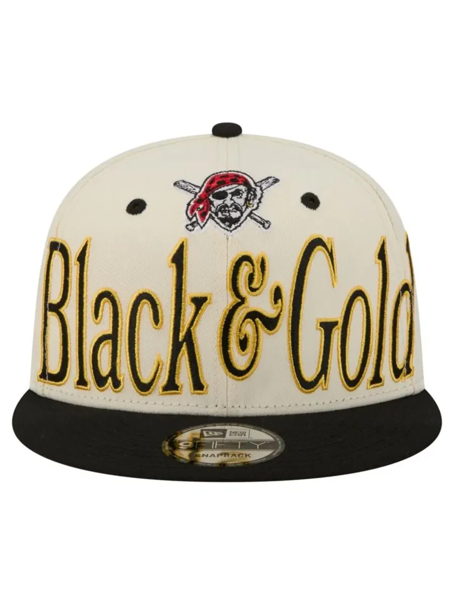 Кепка-снэпбек с вышивкой Pittsburgh Pirates, 9FIFTY New Era — изображение 5 из 5, бежевый