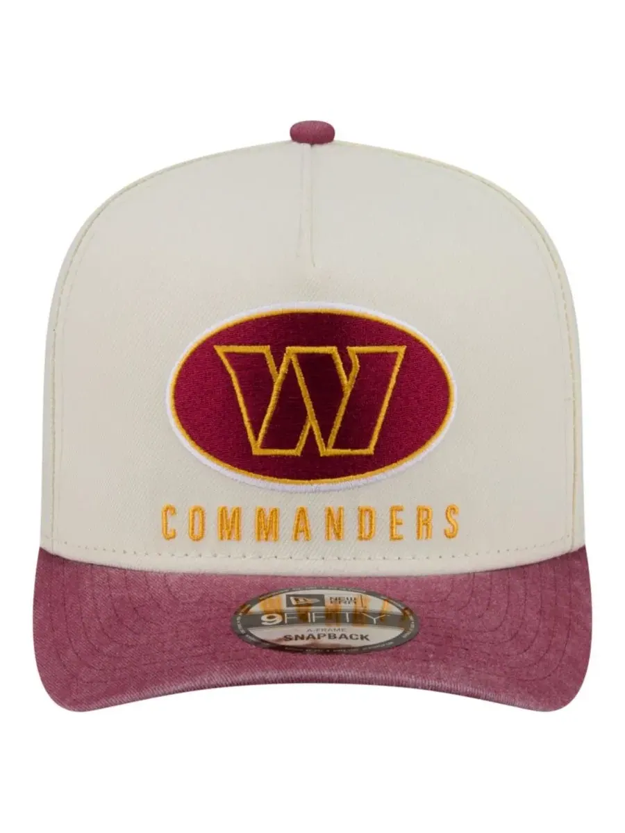 Кепка-снапбек Washed A-Frame 9FIFTY New Era — изображение 2 из 5, кремовый бордовый