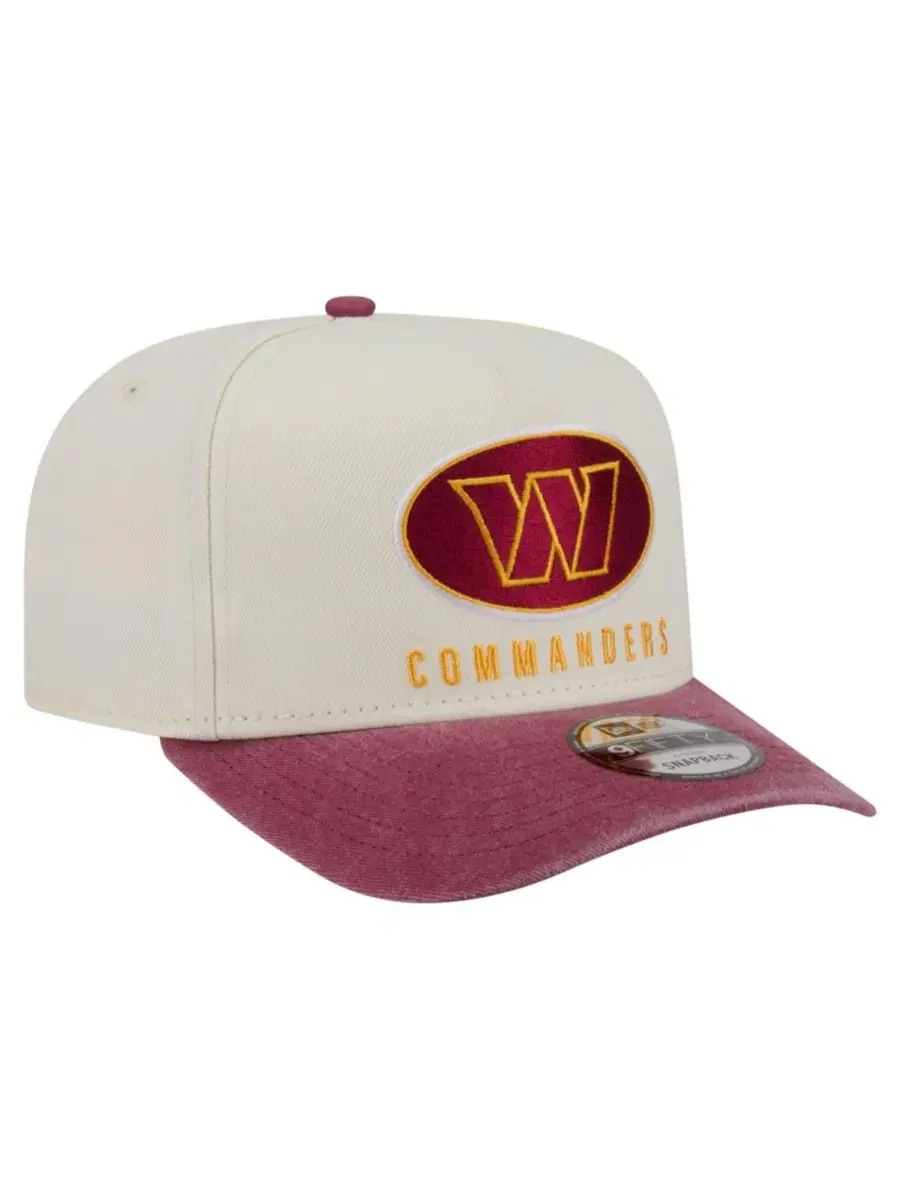 Кепка-снапбек Washed A-Frame 9FIFTY New Era — изображение 3 из 5, кремовый бордовый
