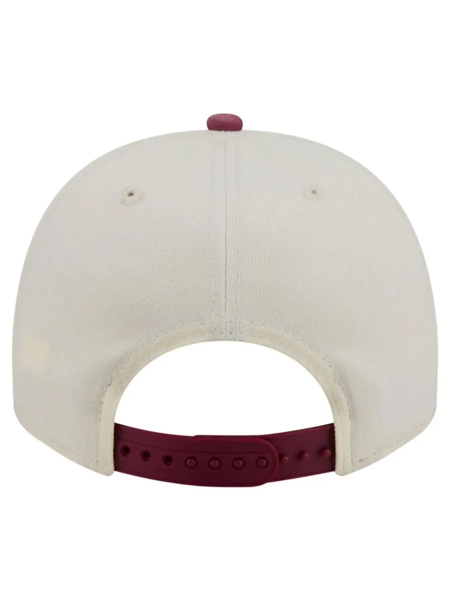 Кепка-снапбек Washed A-Frame 9FIFTY New Era — изображение 4 из 5, кремовый бордовый