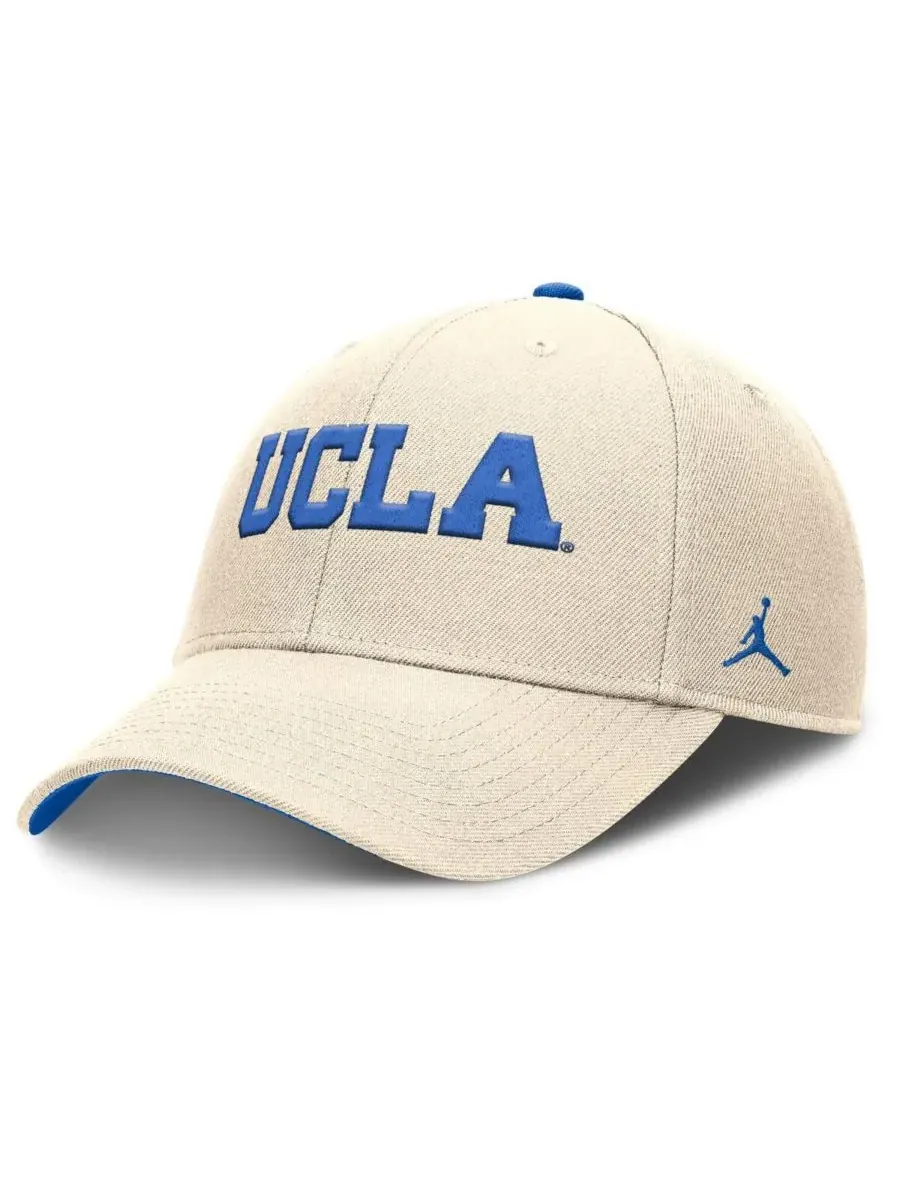 Мужская бейсболка Natural UCLA Bruins Primetime Rise с регулируемой высотой Jordan — изображение 3 из 5, прозрачный
