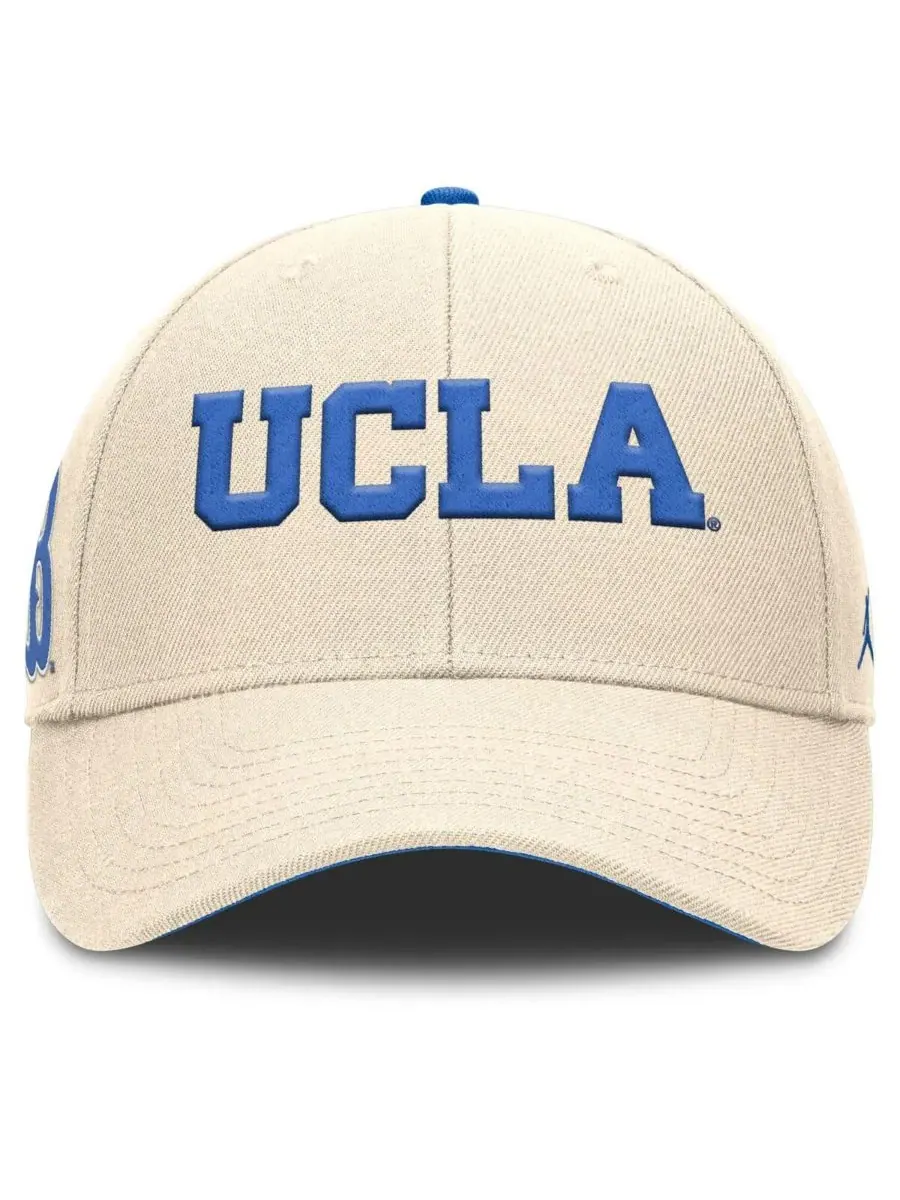 Мужская бейсболка Natural UCLA Bruins Primetime Rise с регулируемой высотой Jordan — изображение 4 из 5, прозрачный