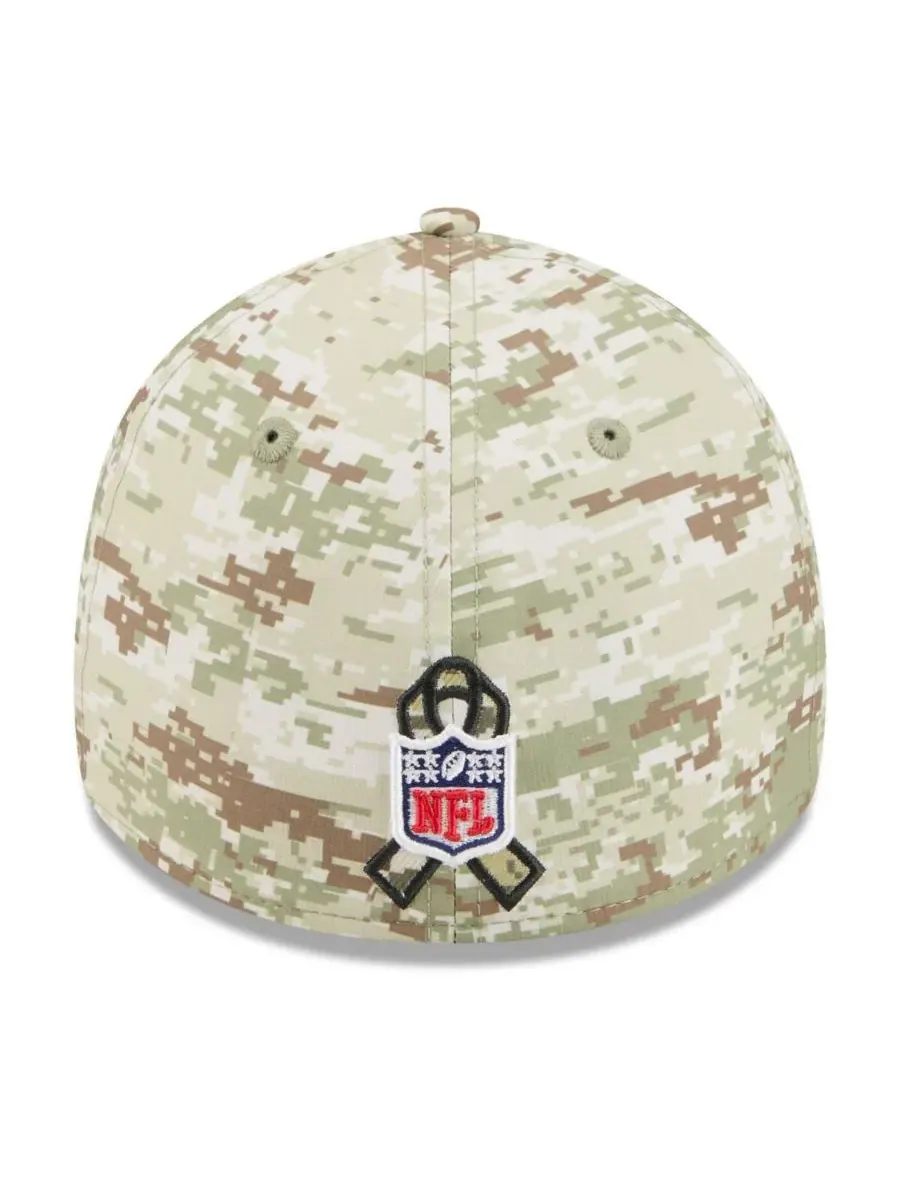 New Era Мужская камуфляжная кепка New Orleans Saints 2025 Salute to Service 39THIRTY Flex Hat — изображение 3 из 5