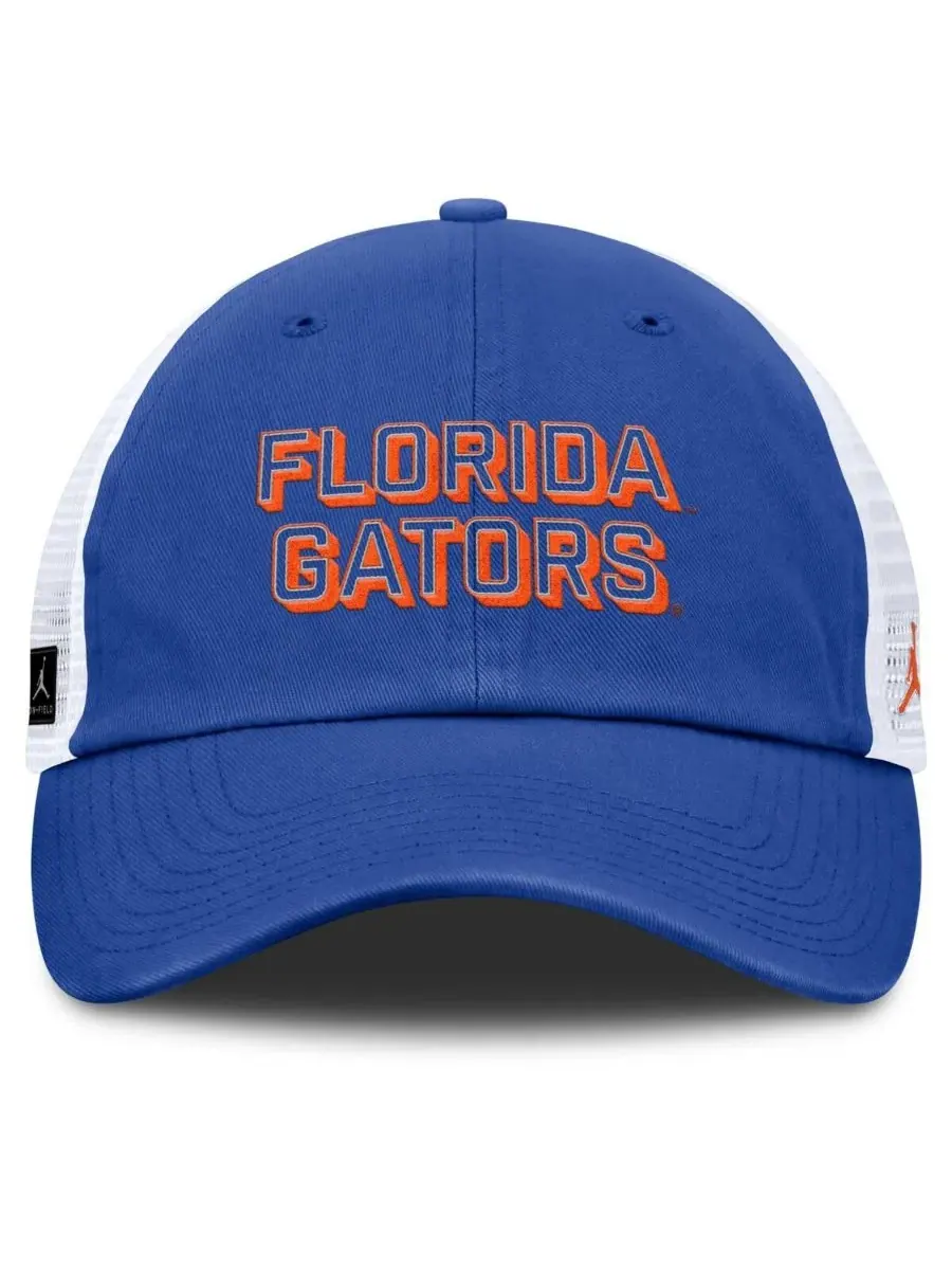 Мужская регулируемая бейсболка "Rolly Florida Gators 2025 Gameday On-Field Club" Jordan — изображение 2 из 4, королевский
